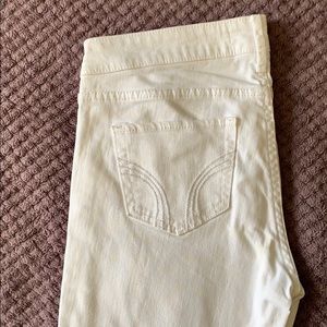 Hollister white jeans